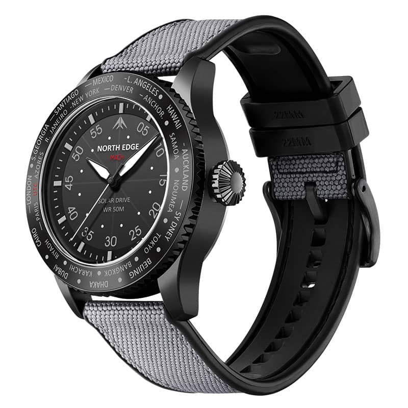 NORTH EDGE MACH Solar Powered Pilot Watch