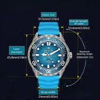 NORTH EDGE TRITON-TI Titanium Solar Dive Watch