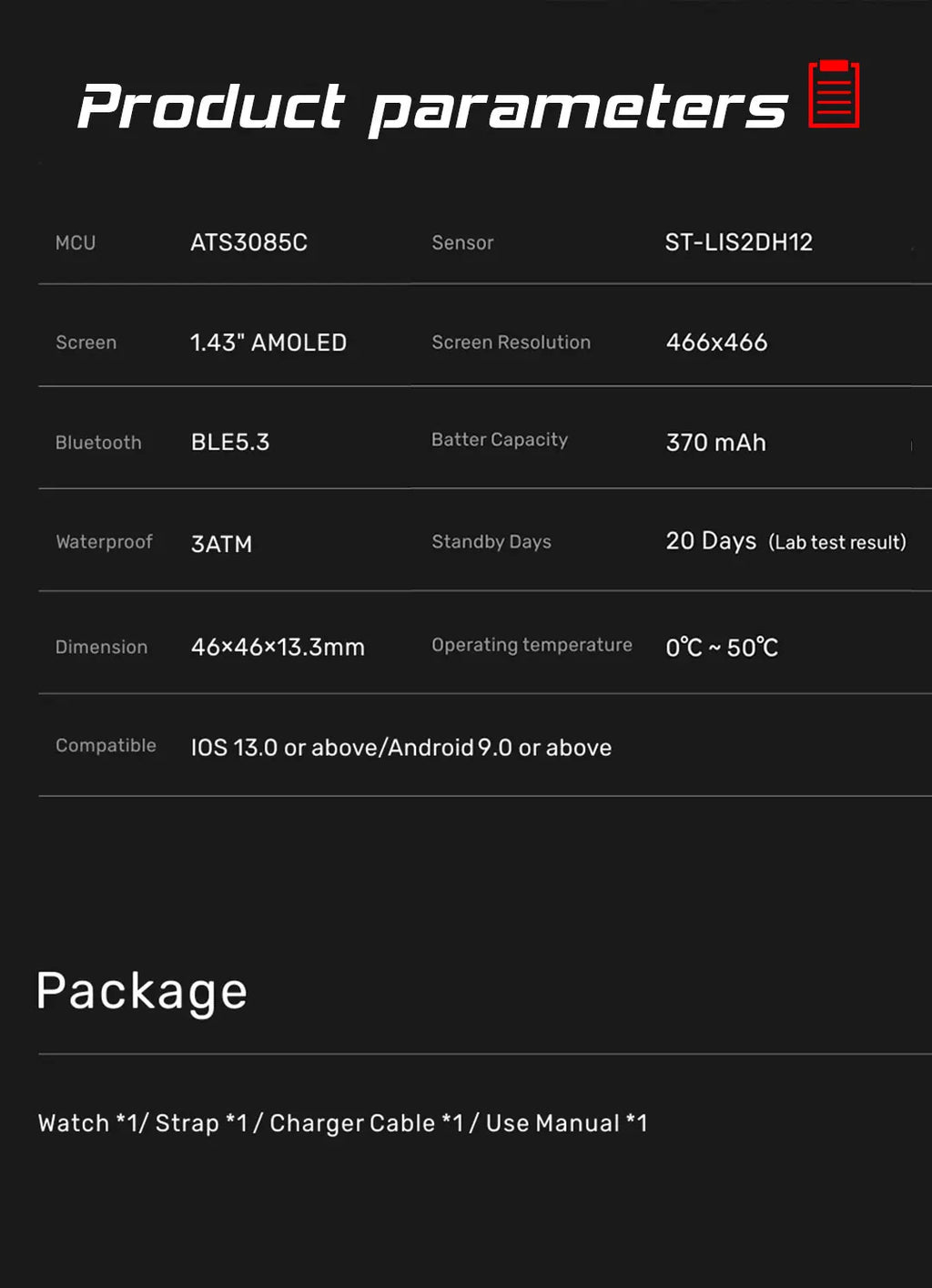 NORTH EDGE X-TREK 2 GPS Outdoor Smartwatch