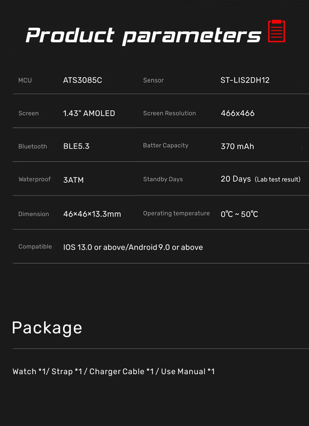 NORTH EDGE X-TREK 2 GPS Outdoor Smartwatch