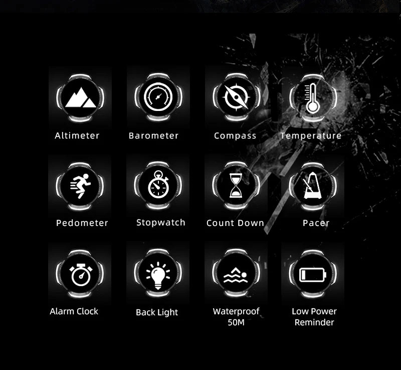 NORTH EDGE VERTICO Tactical Outdoor Sports Watch