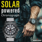 NORTH EDGE BLAZE Solar-Powered Tactical Watch