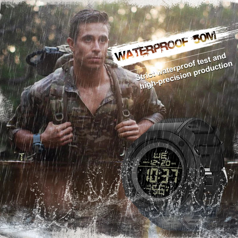 NORTH EDGE TANK Military Outdoor Digital Watch
