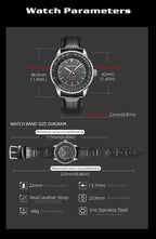NORTH EDGE EVOQUE 3 Solar-Powered Pilot Watch
