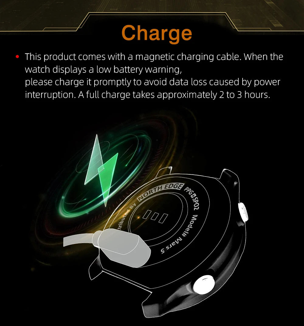 NORTH EDGE MARS 5 Outdoor Sports Watch