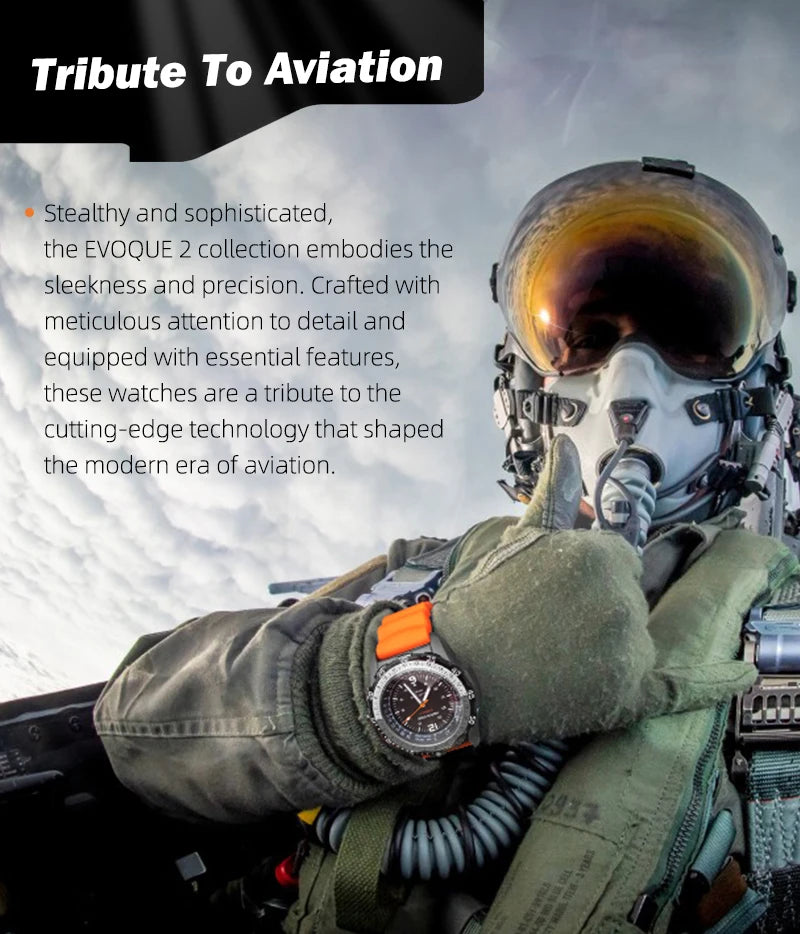 NORTH EDGE EVOQUE 2 Aviation-Inspired Tactical Watch